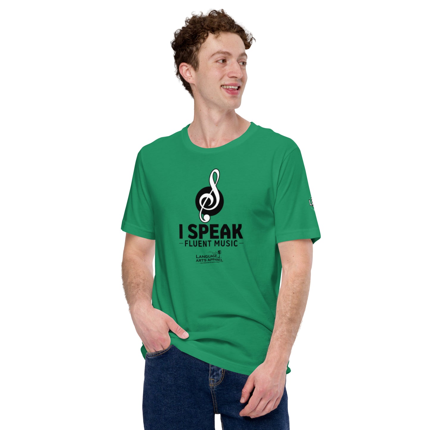 Music Tee (black lettering)
