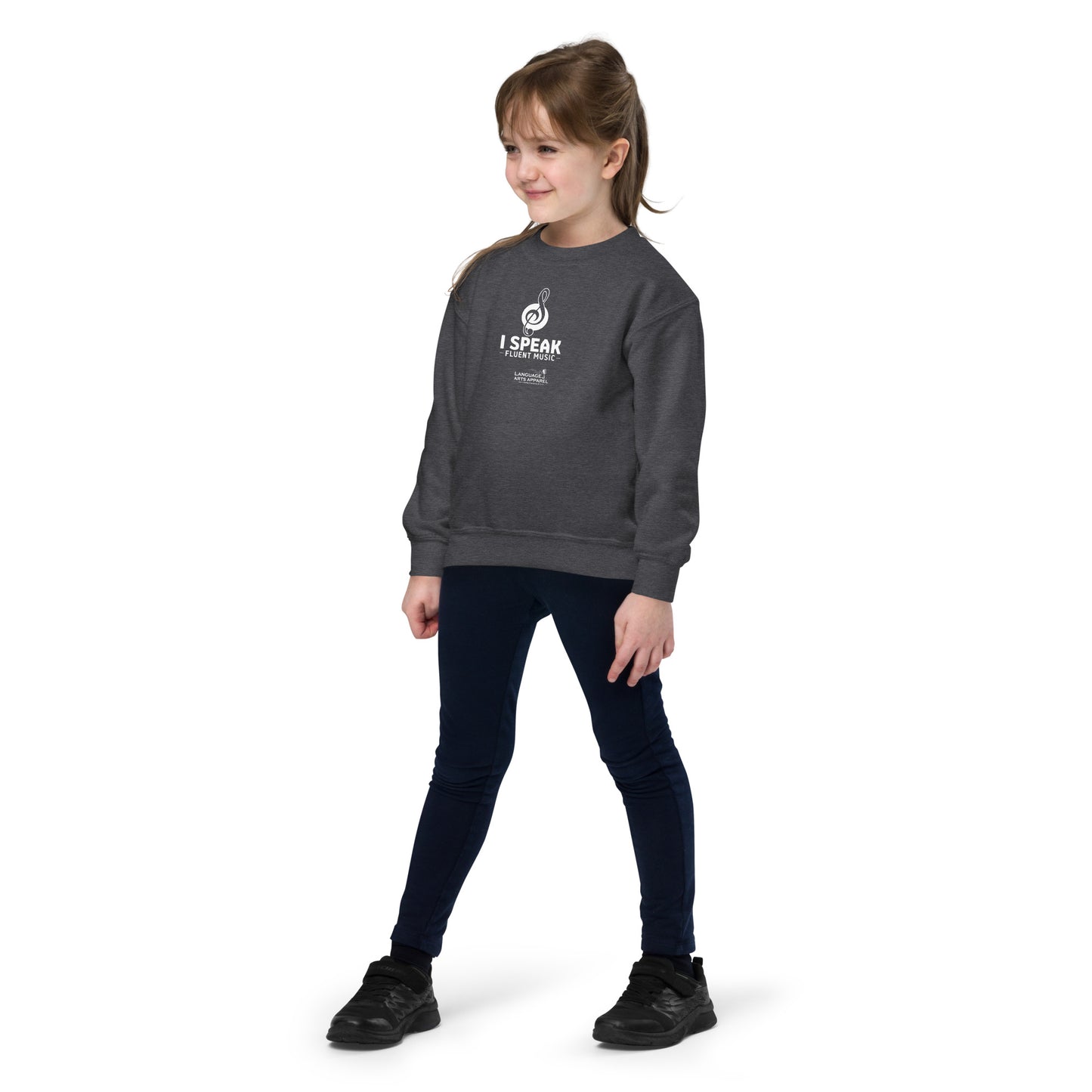 Youth Music Sweatshirt (white lettering)