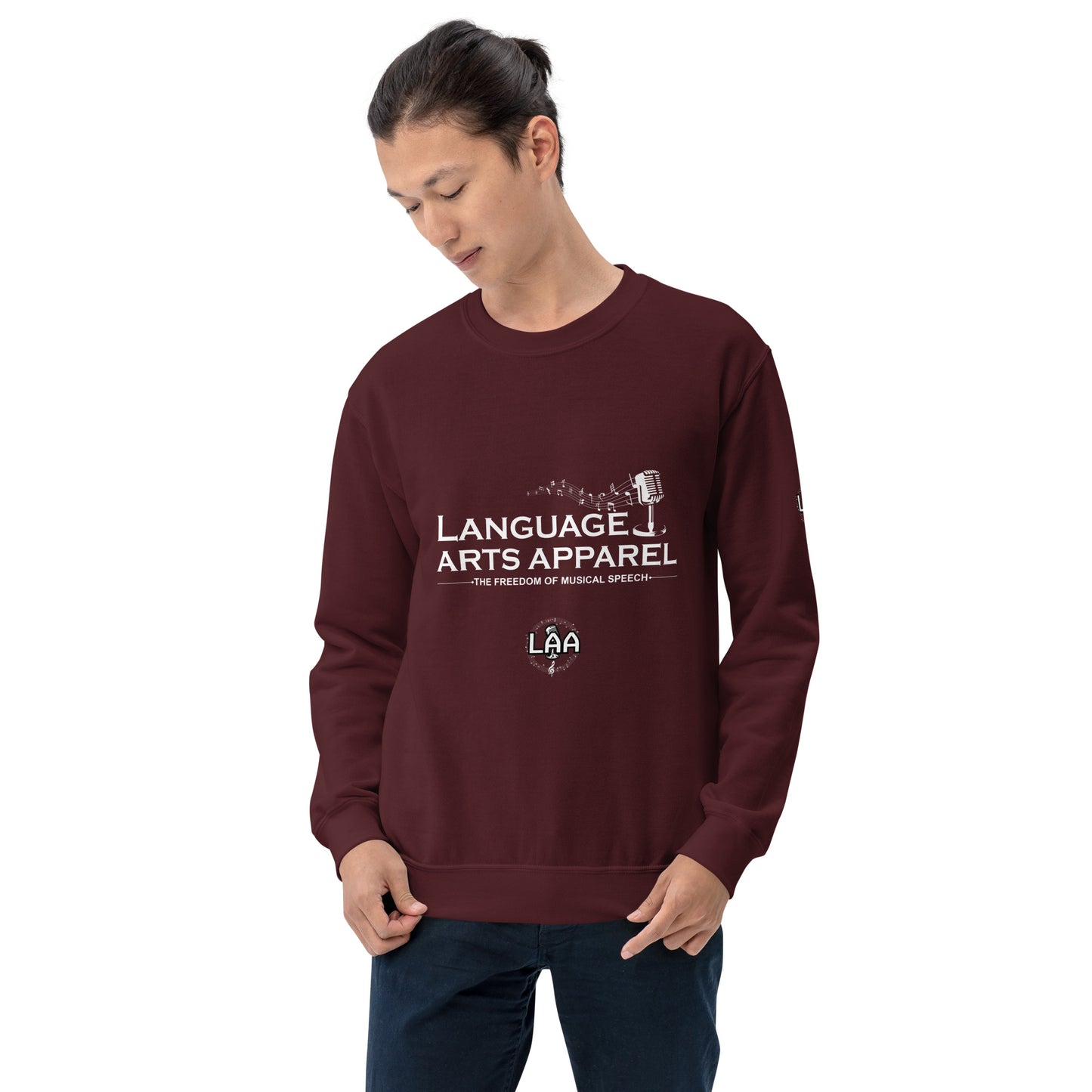 Brand Sweatshirt (white lettering)