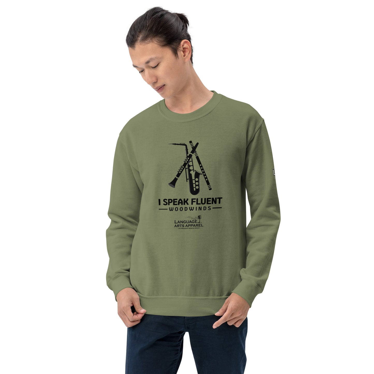 Woodwinds Sweatshirt (black lettering)