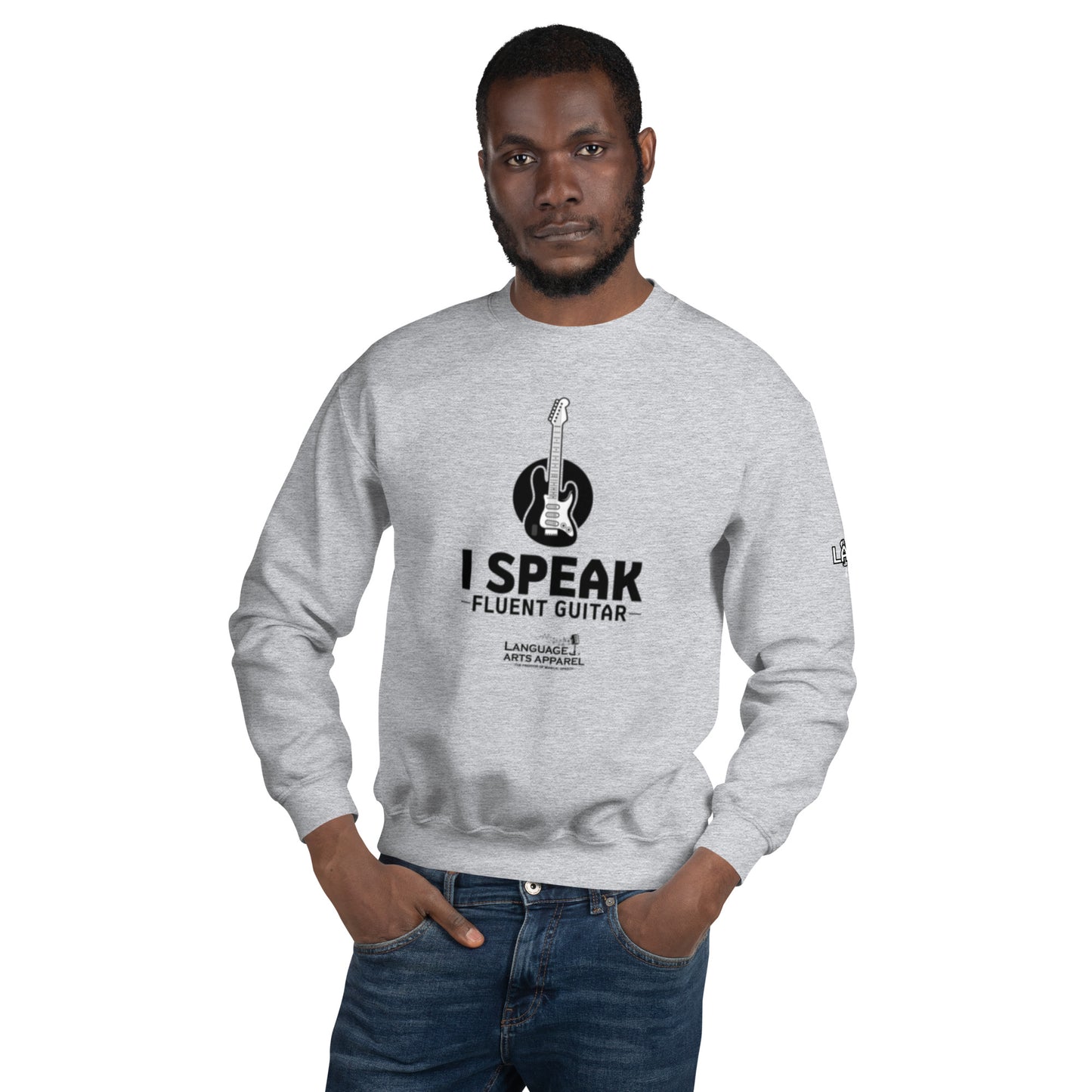 Guitar Sweatshirt (black lettering)