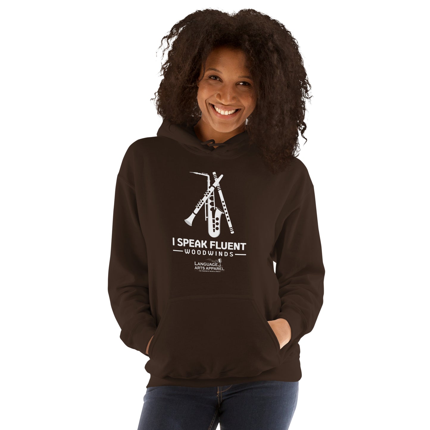 Woodwinds Hoodie (white lettering)