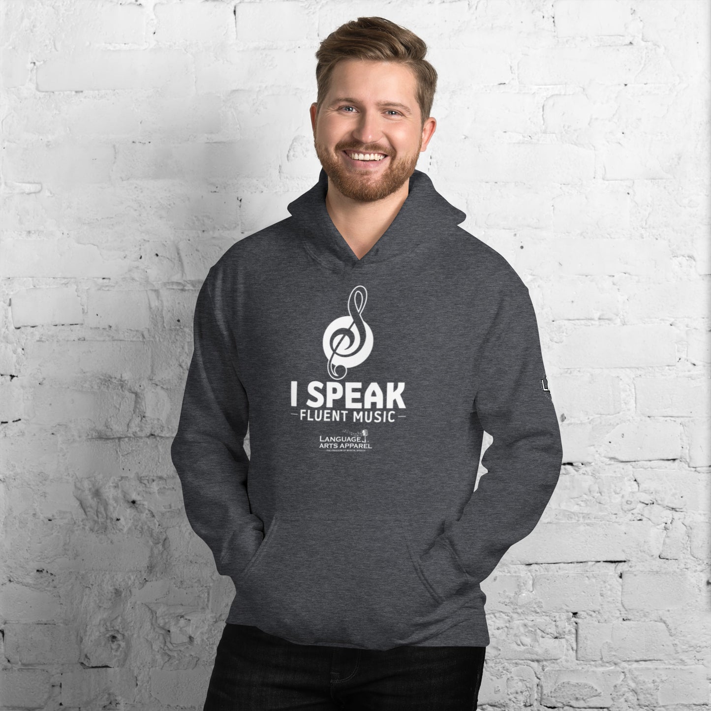 Music Hoodie (white lettering)