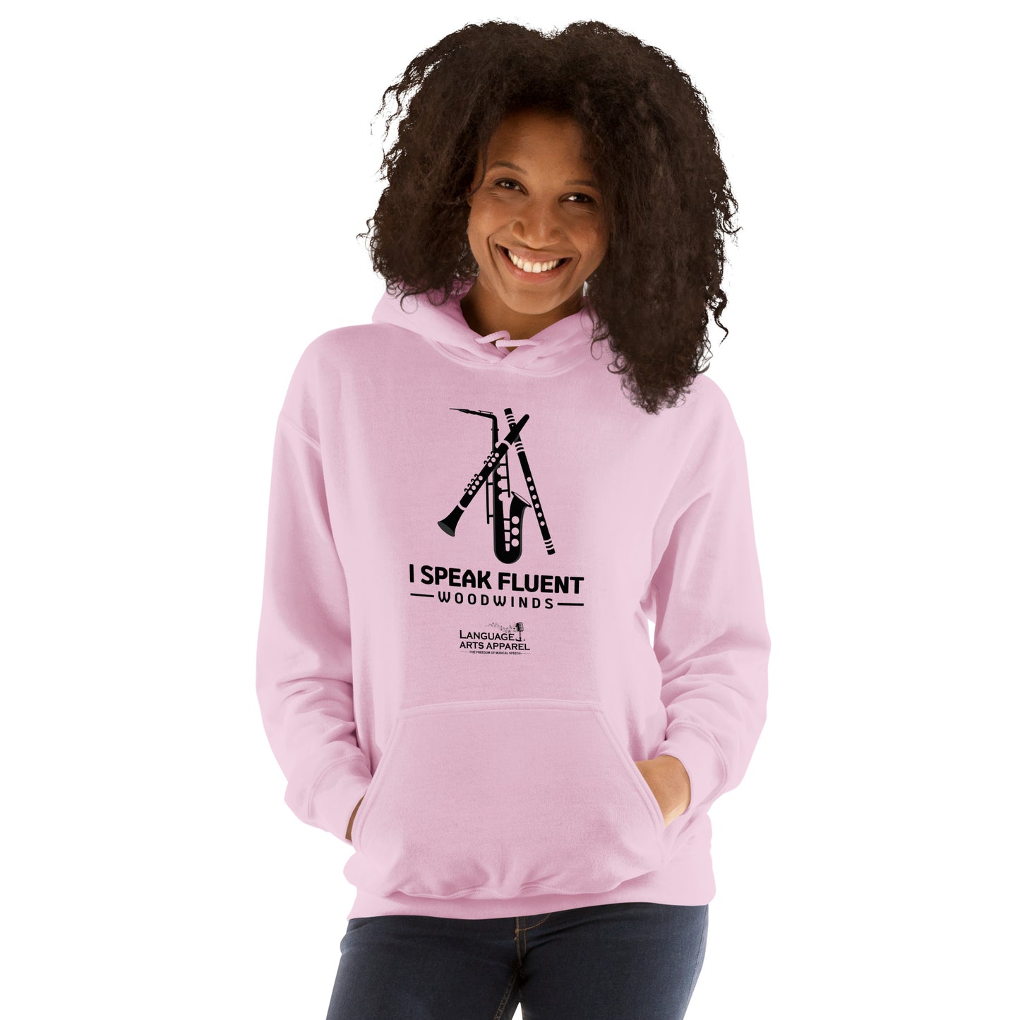 Woodwinds Hoodie (black lettering)