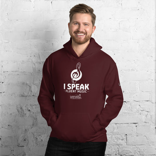 Music Hoodie (white lettering)