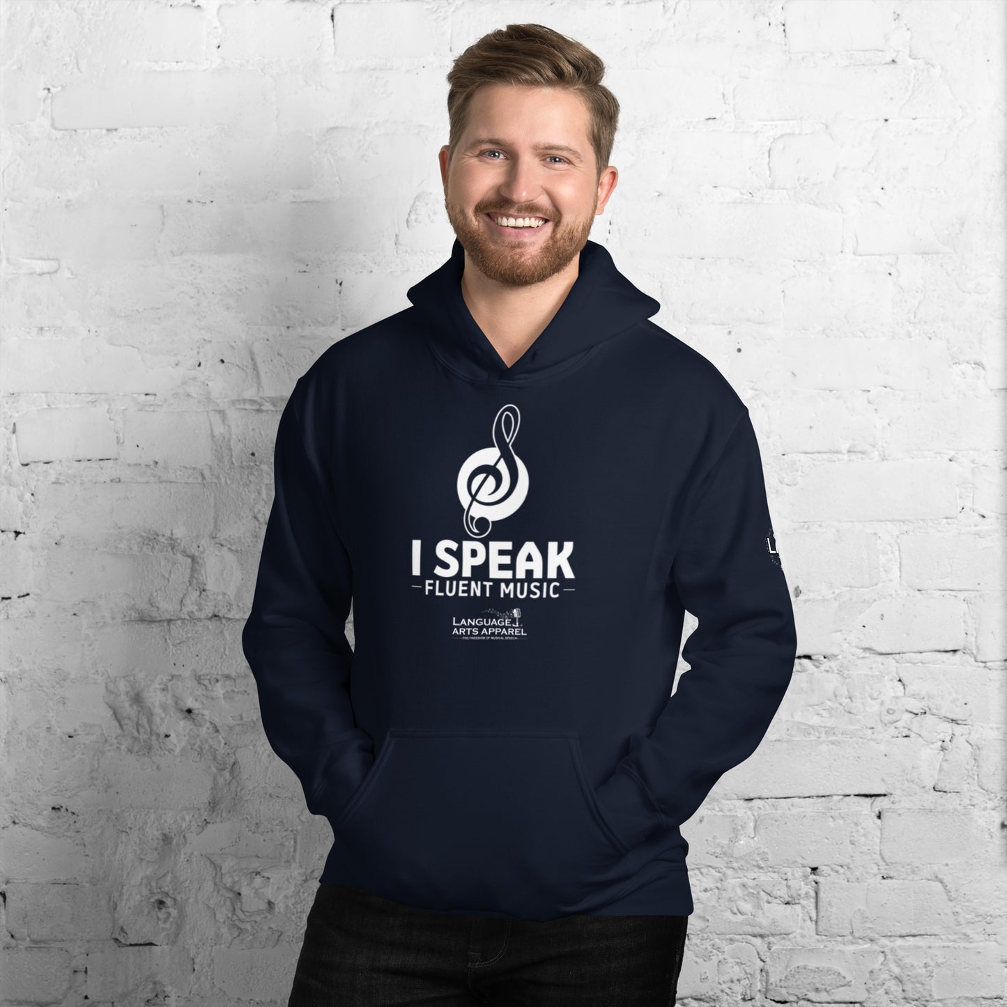 Music Hoodie (white lettering)