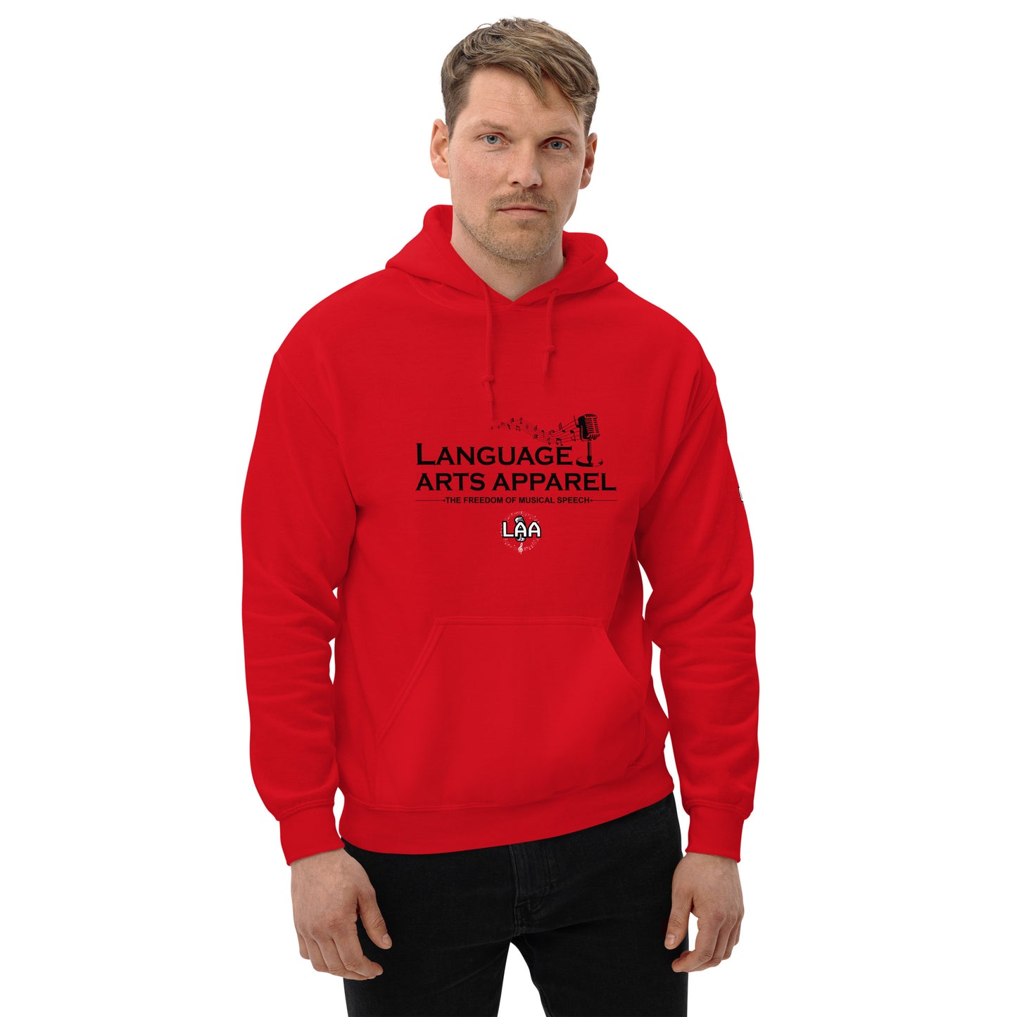 Brand Hoodie (black lettering)