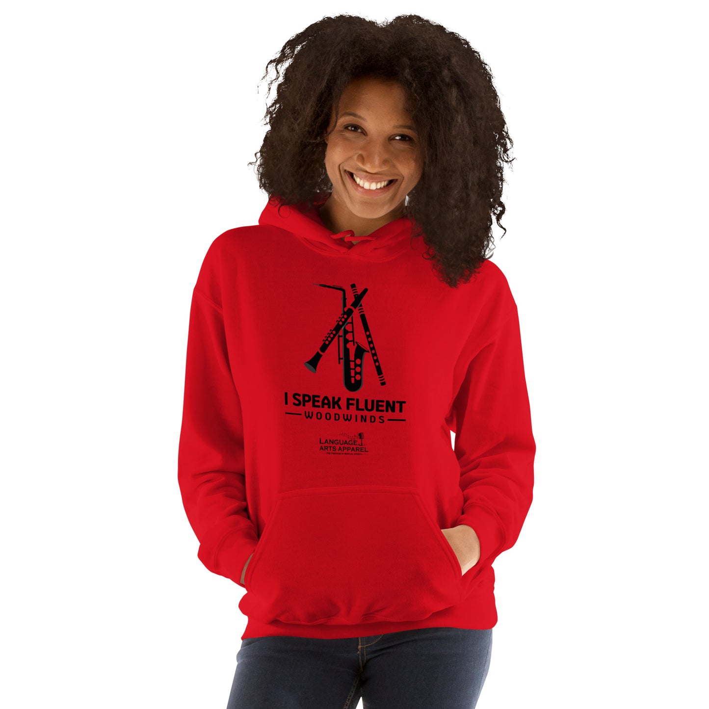 Woodwinds Hoodie (black lettering)