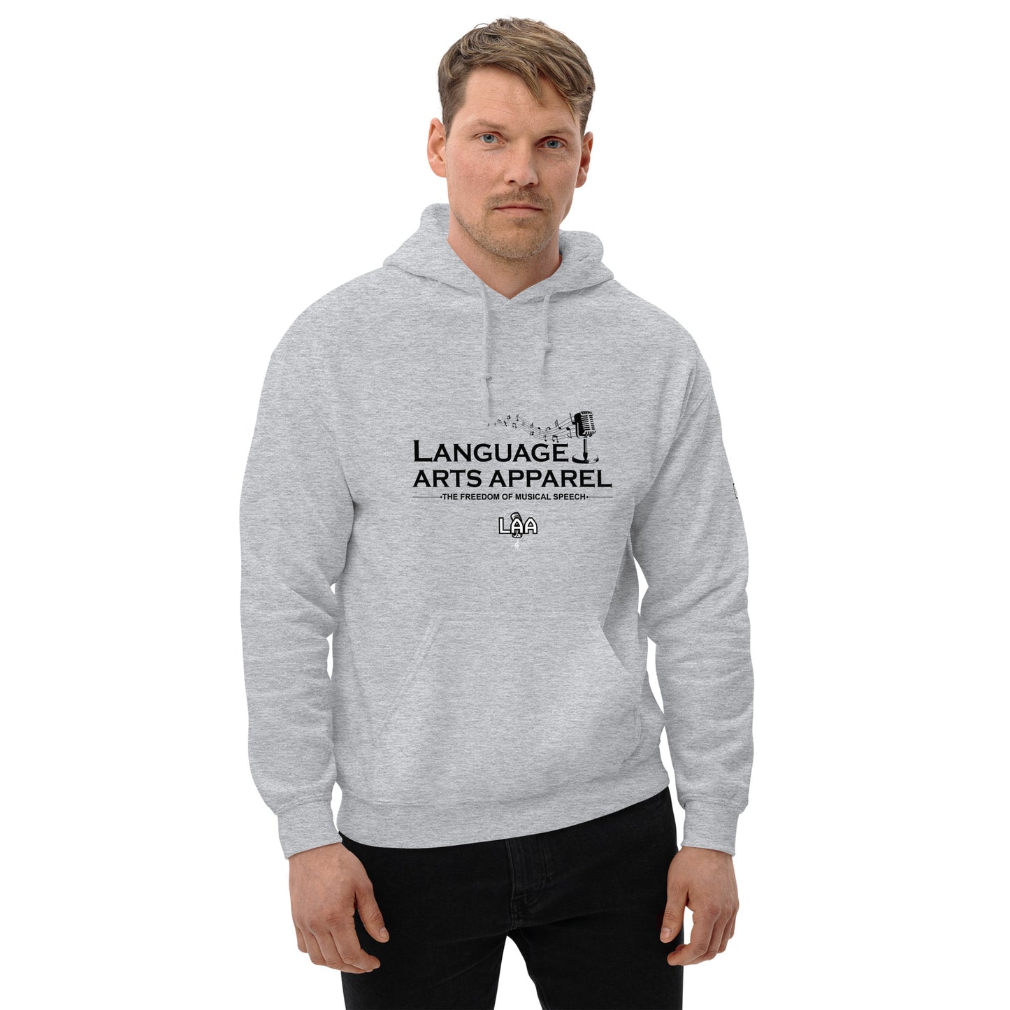 Brand Hoodie (black lettering)