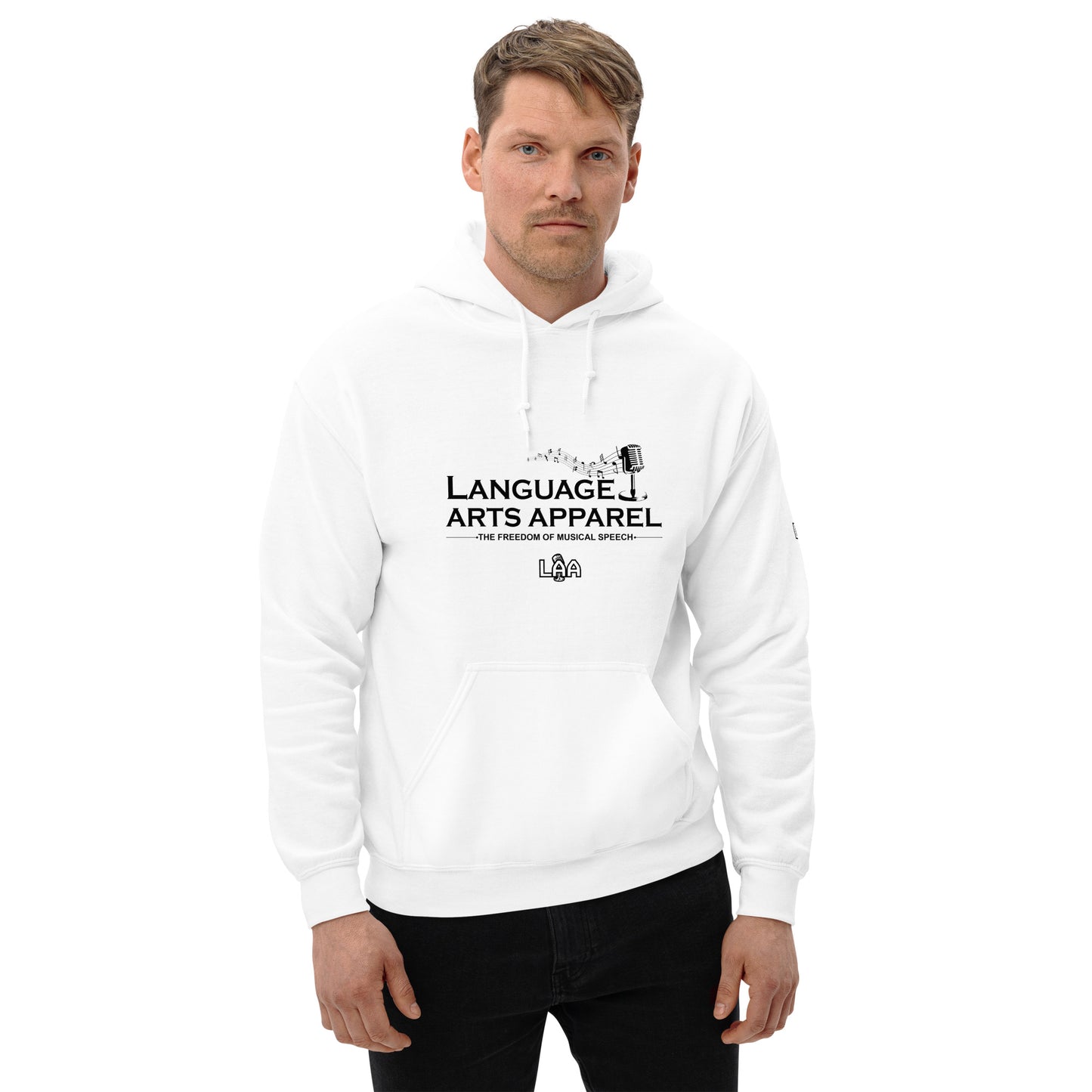 Brand Hoodie (black lettering)