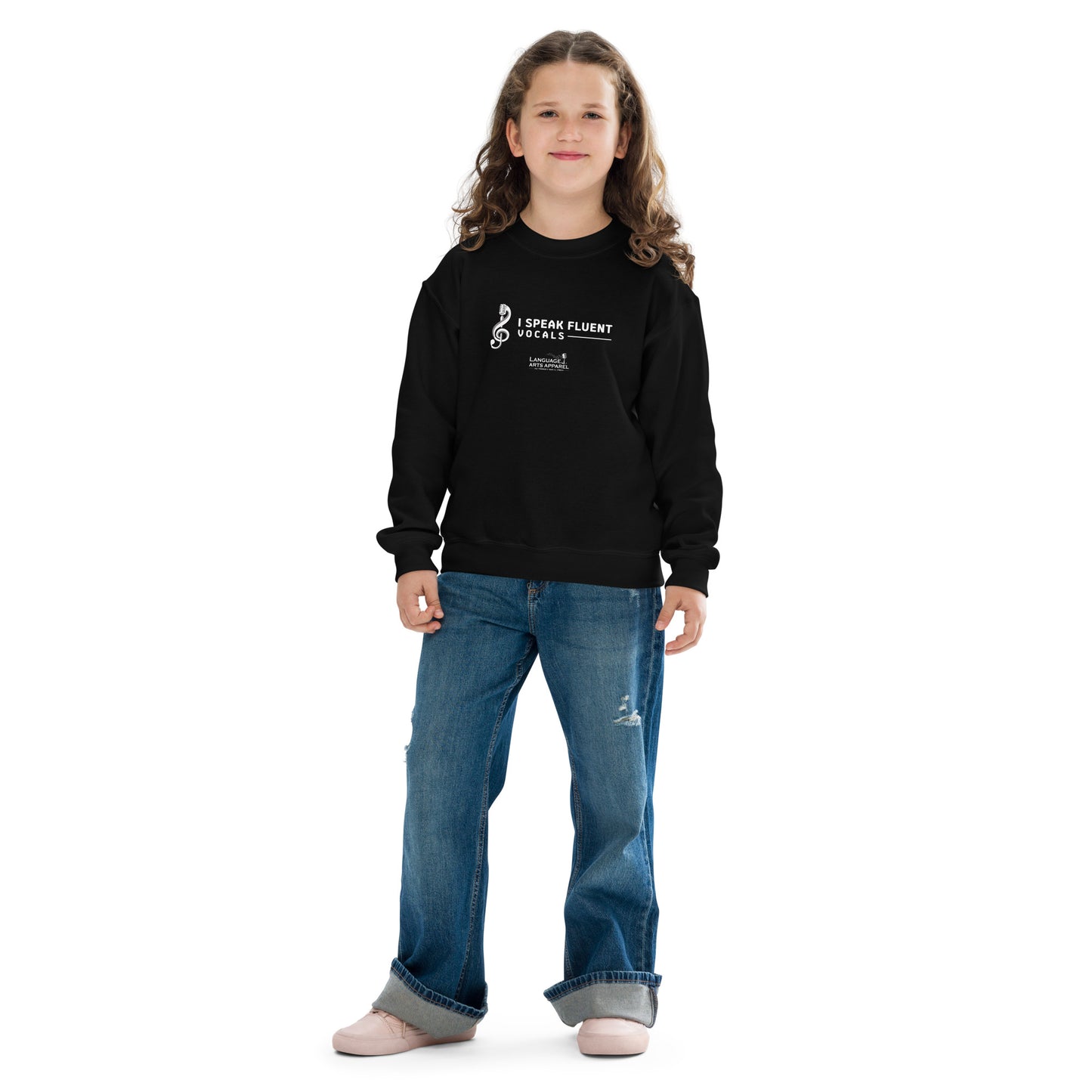 Youth Vocals Sweatshirt (white lettering)