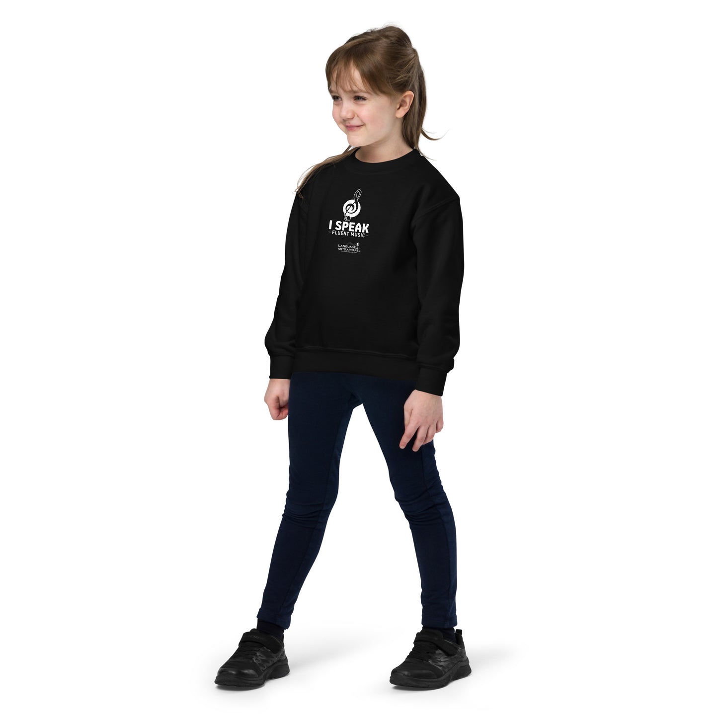 Youth Music Sweatshirt (white lettering)