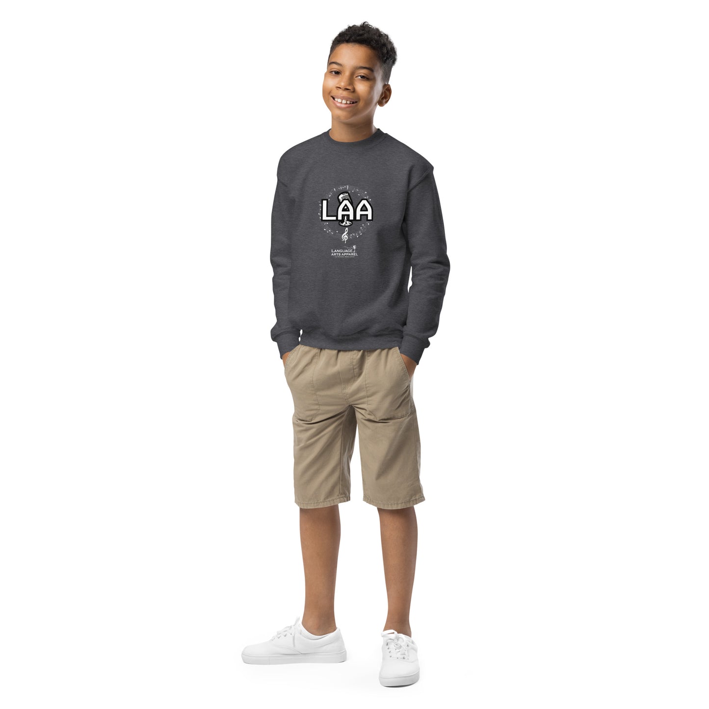 Youth Logo Sweatshirt (white lettering)