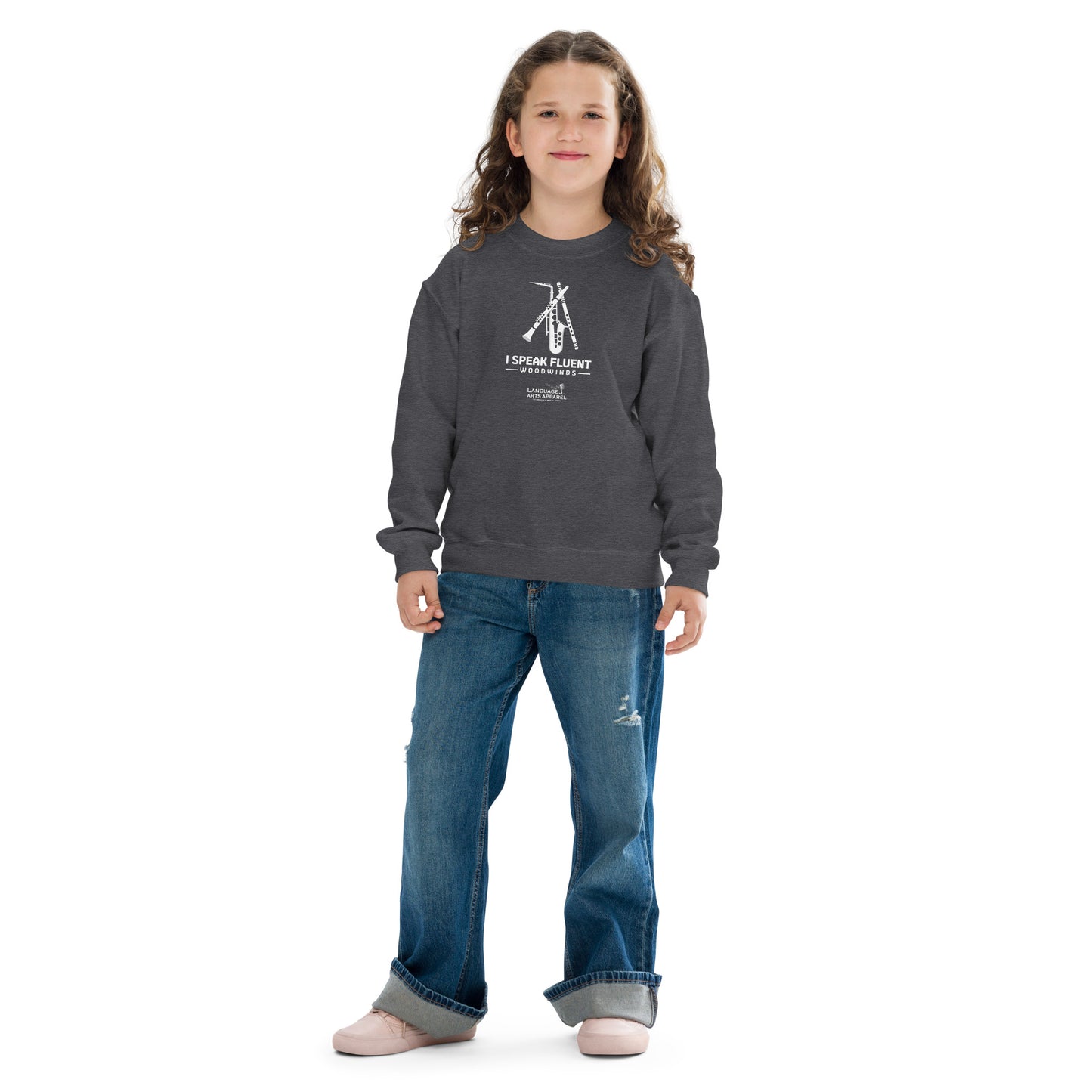 Youth Woodwinds Sweatshirt (white lettering)