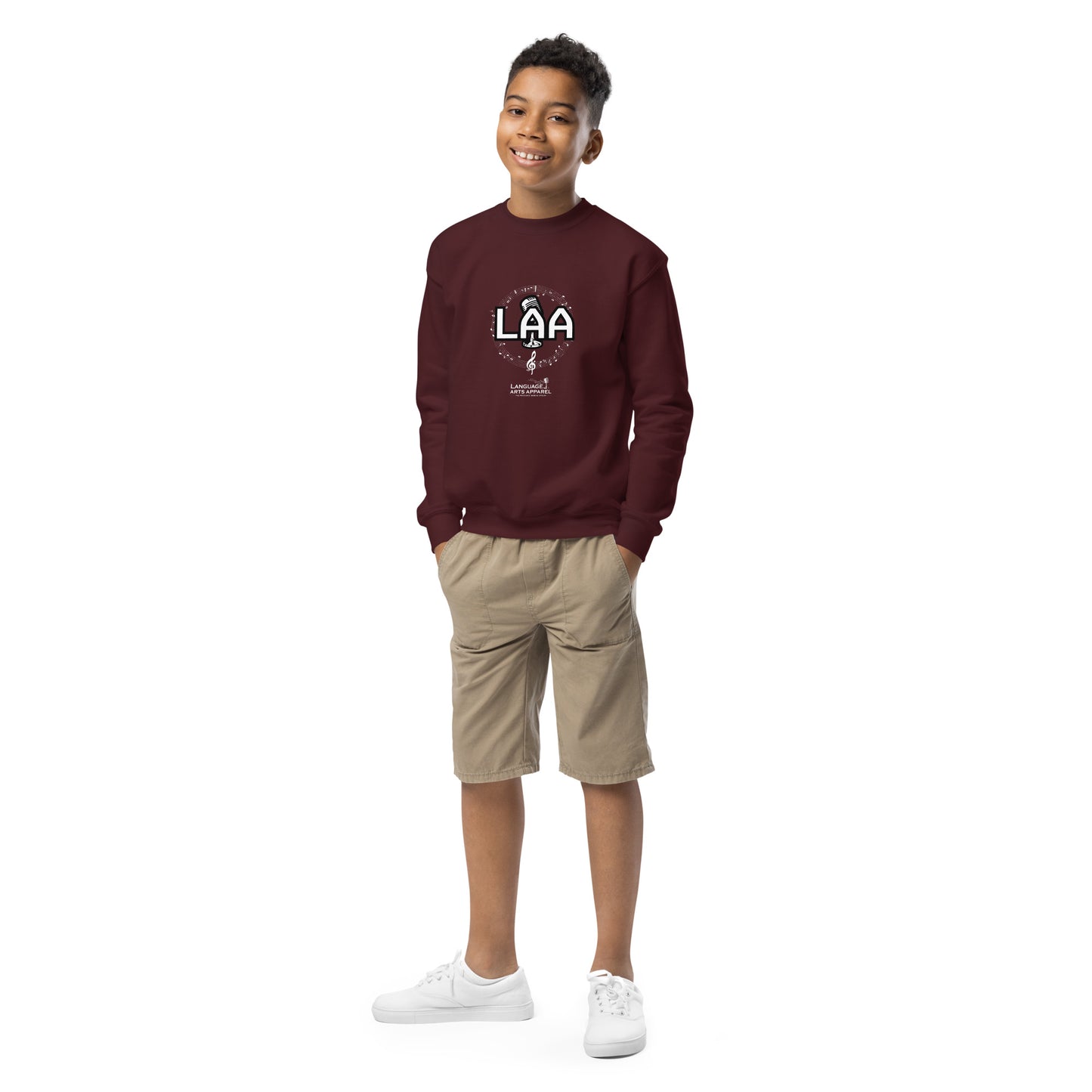 Youth Logo Sweatshirt (white lettering)