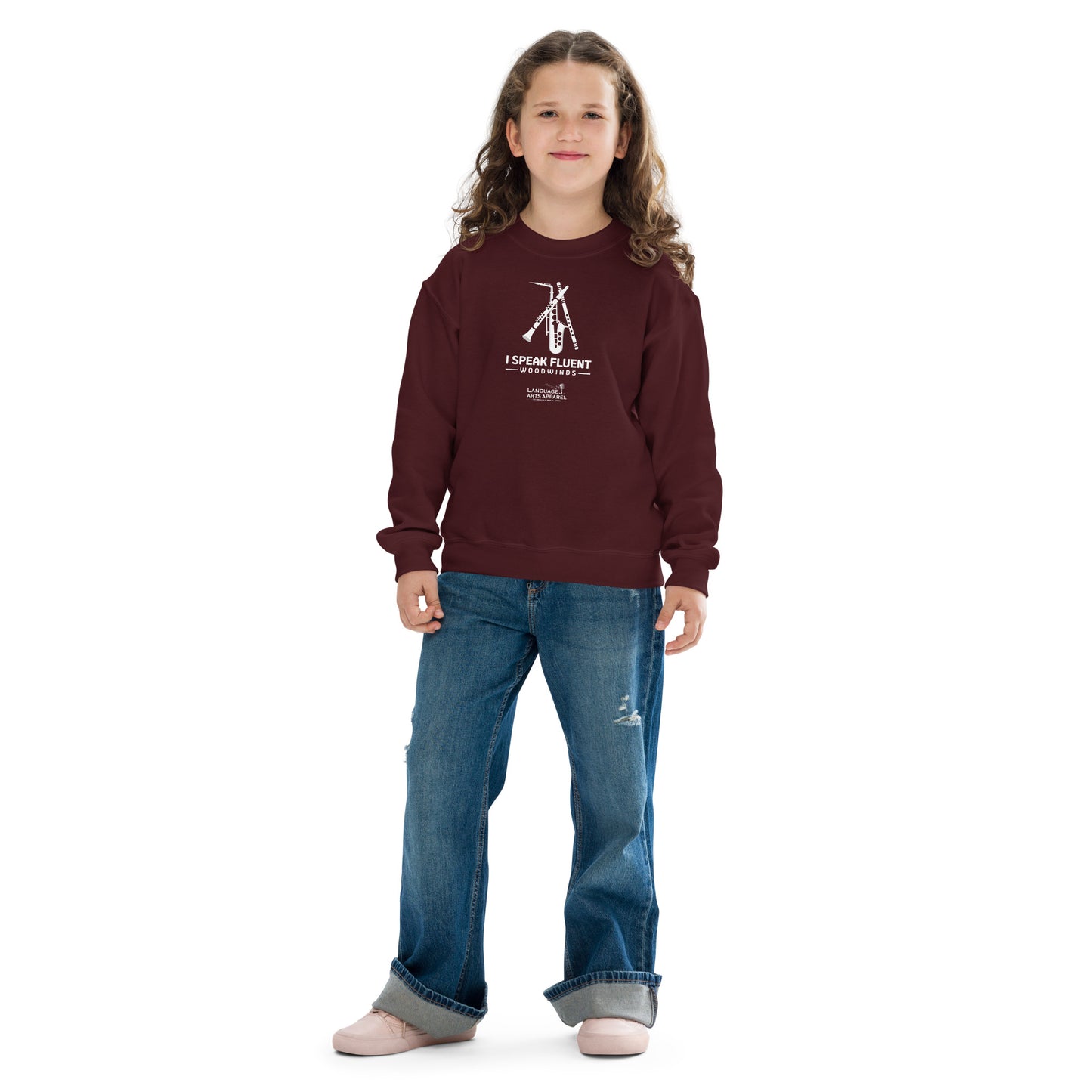 Youth Woodwinds Sweatshirt (white lettering)