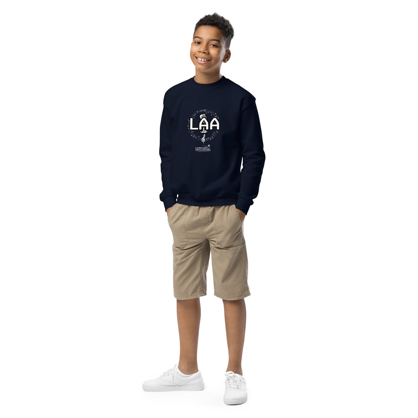 Youth Logo Sweatshirt (white lettering)