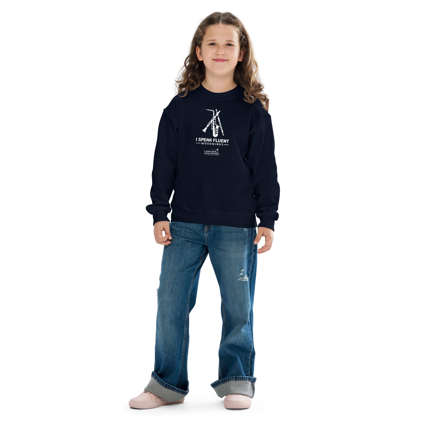 Youth Woodwinds Sweatshirt (white lettering)