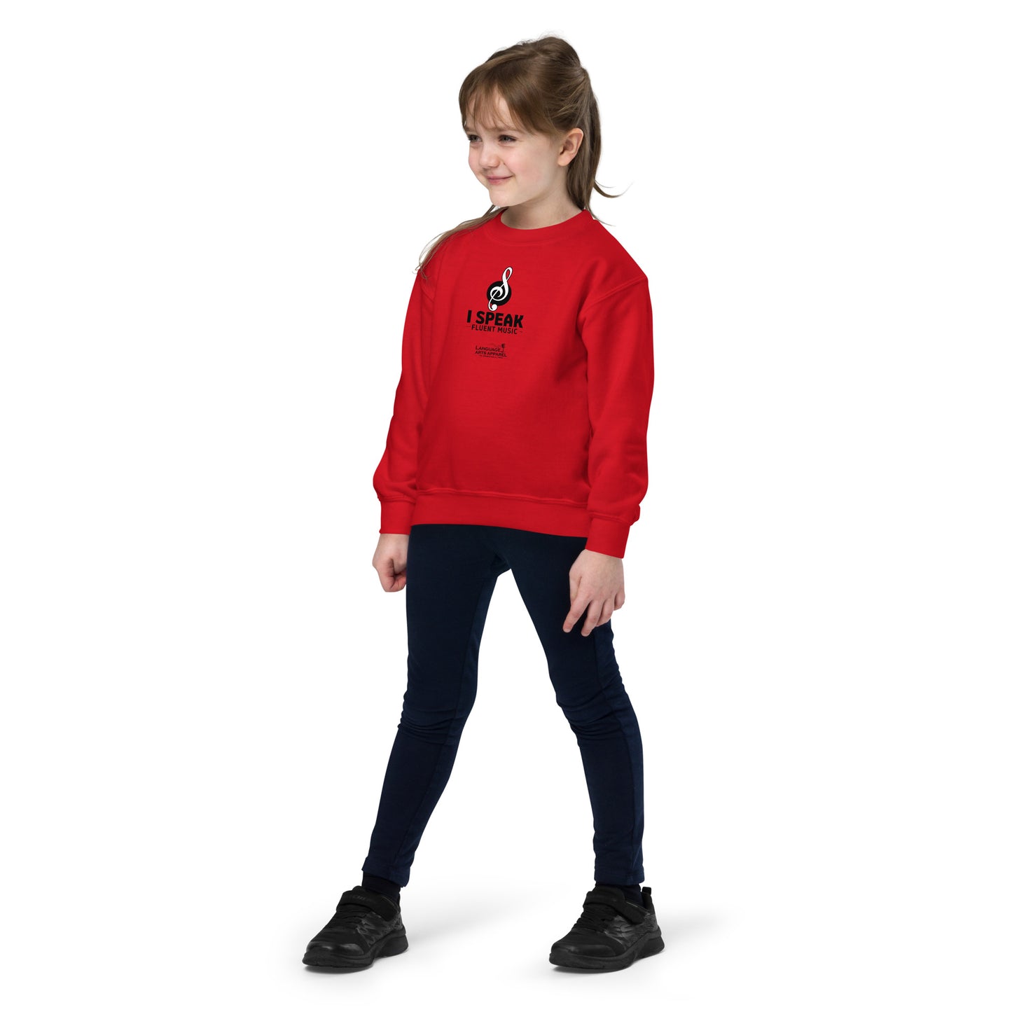 Youth Music Sweatshirt (black lettering)