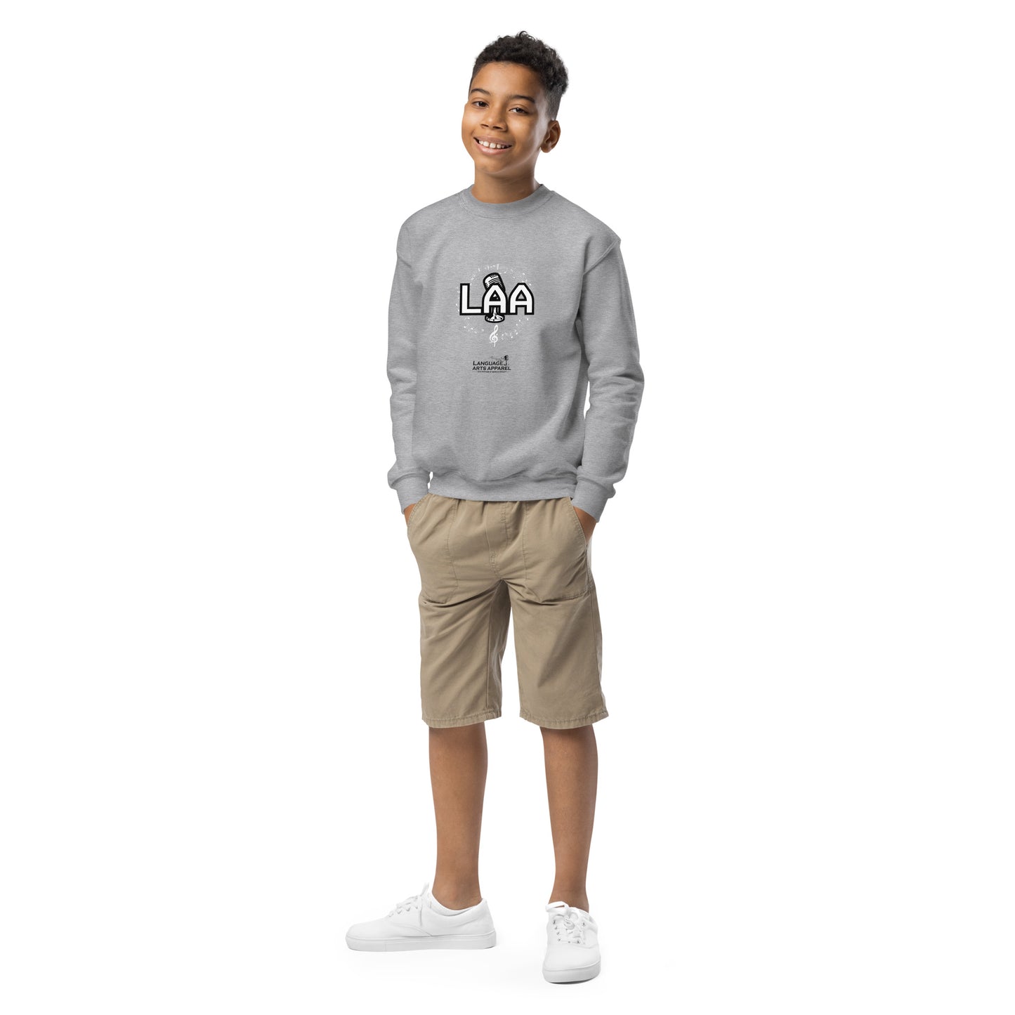 Youth Logo Sweatshirt (black lettering)