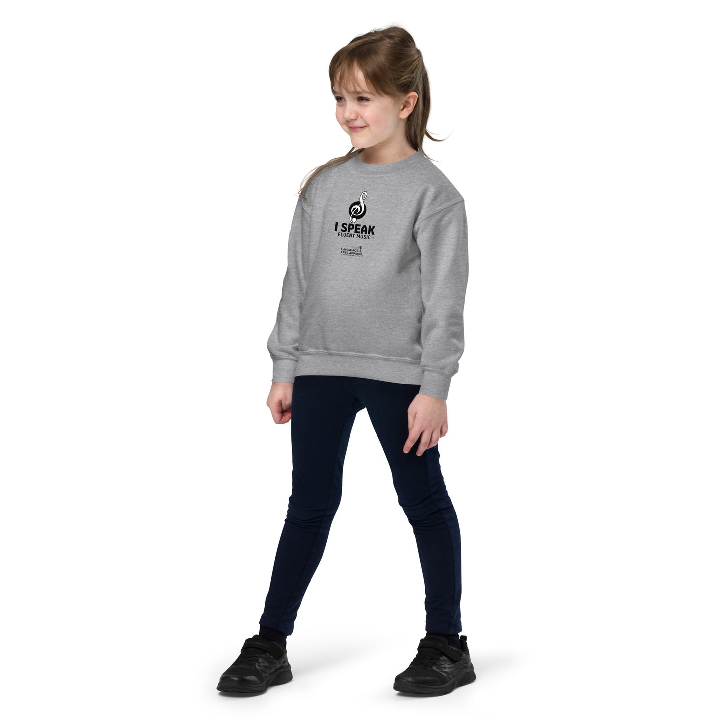 Youth Music Sweatshirt (black lettering)