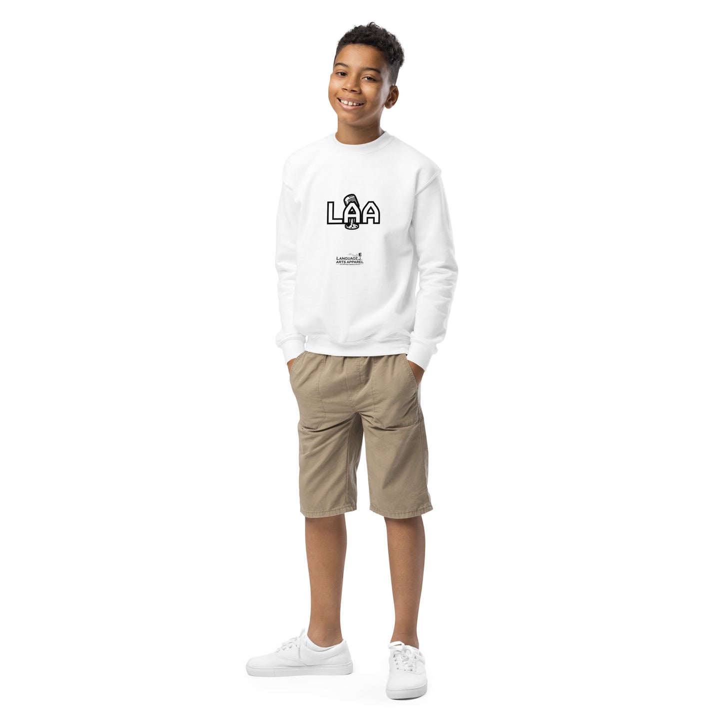 Youth Logo Sweatshirt (black lettering)