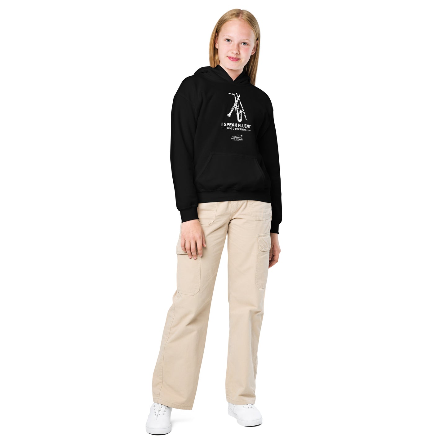 Youth Woodwinds Hoodie (white lettering)