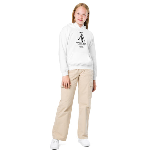 Youth Woodwinds Hoodie (black lettering)